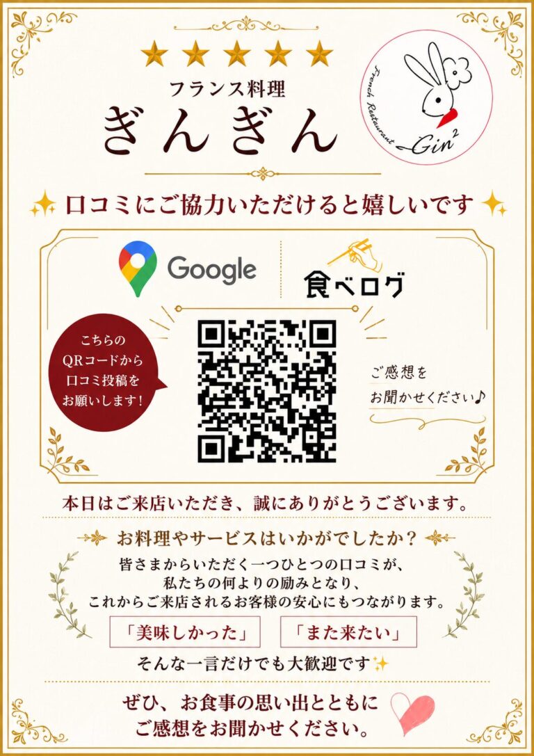 口コミ募集中！！